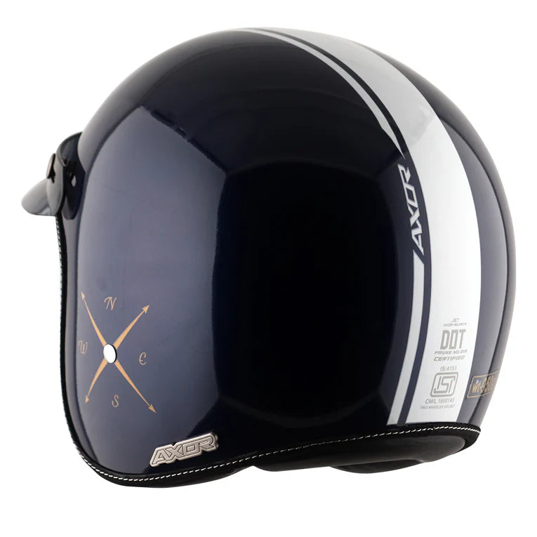AXOR HELMET RETRO JET EURO GLOBE ROYAL BLUE