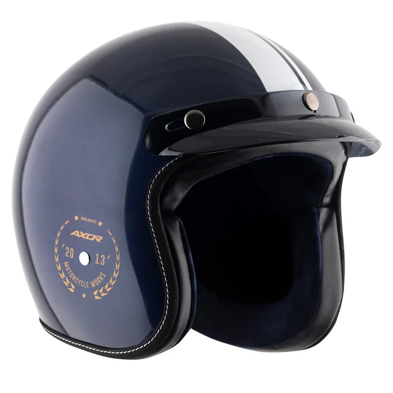 AXOR HELMET RETRO JET EURO GLOBE ROYAL BLUE