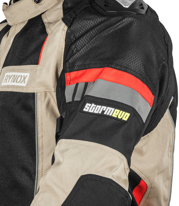RYNOX JACKET STORM EVO L2 SAND BROWN