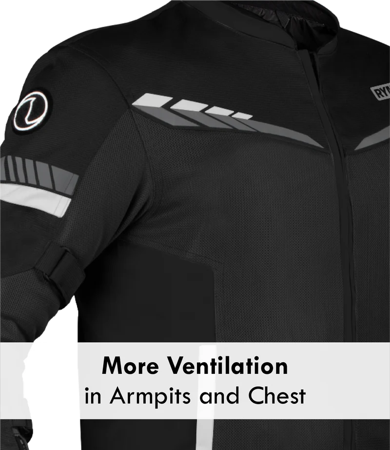 RYNOX JACKET AIRGT 4 BLACK GREY