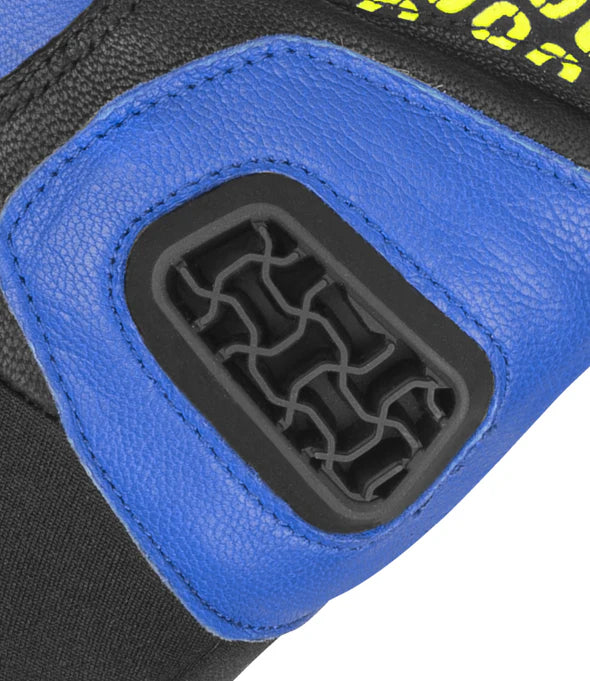 RYNOX GLOVES GRAVEL BLUE NEON