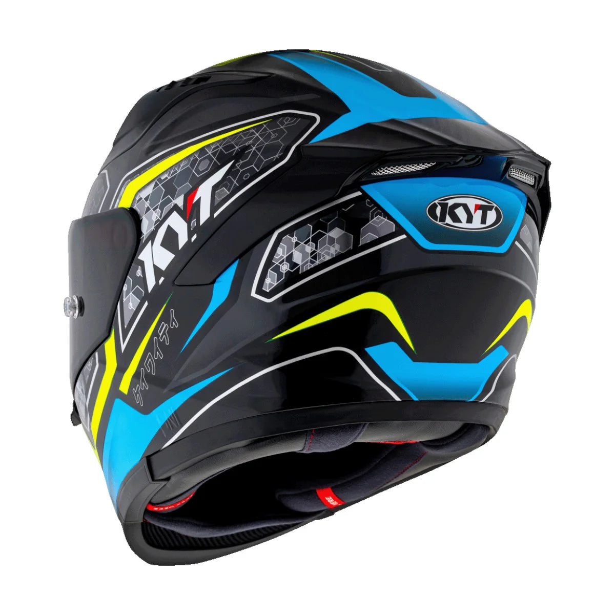 KYT HELMET STRIKER #01 BLACK BLUE