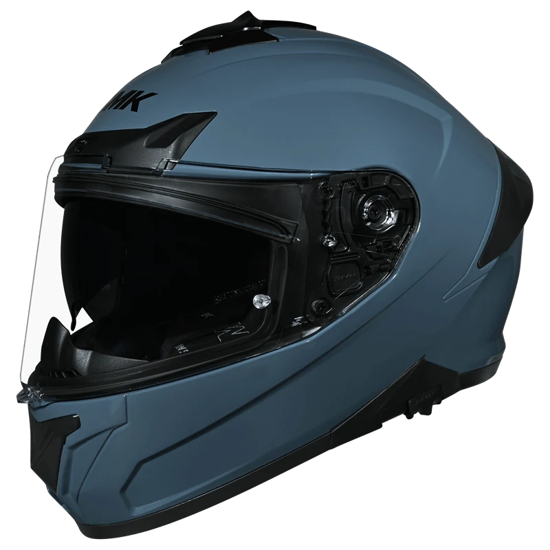 SMK HELMET TYPHOON SOLID SHARK BLUE (GL500)
