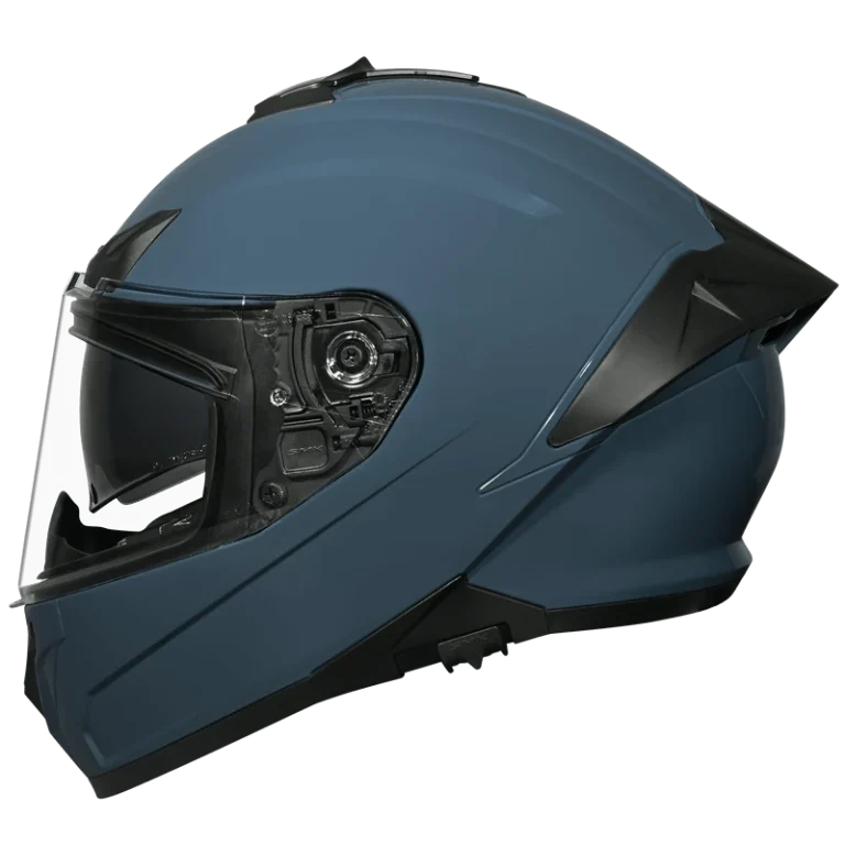 SMK HELMET TYPHOON SOLID SHARK BLUE (GL500)