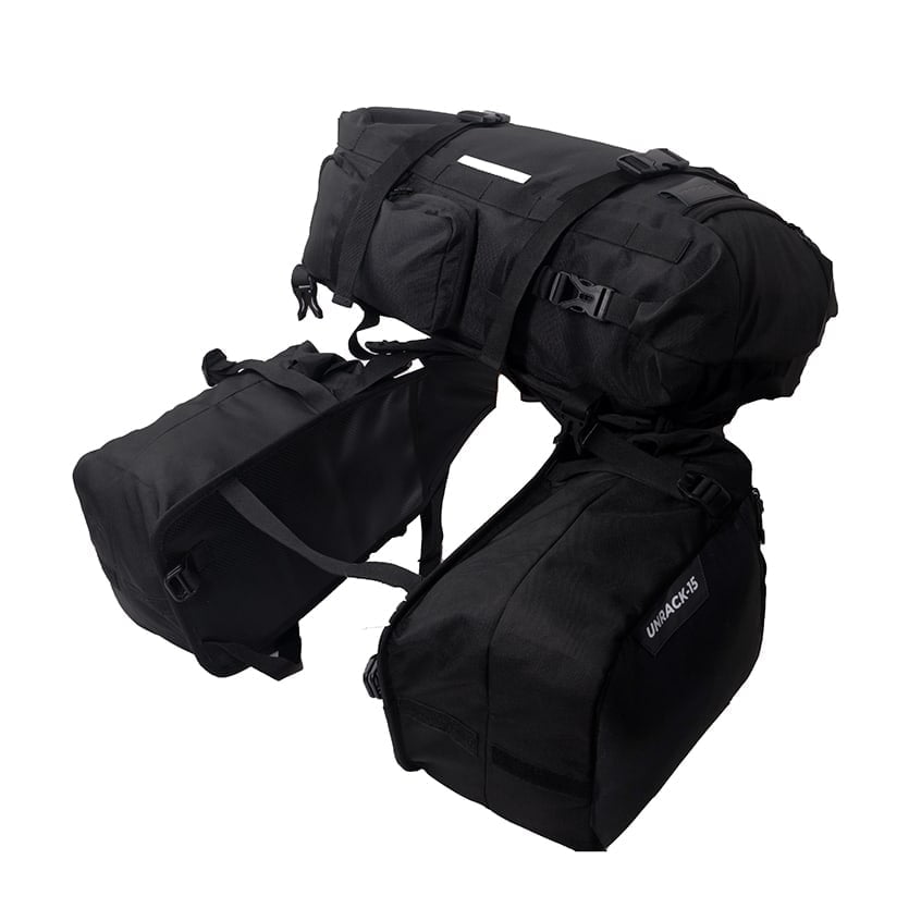 RAHGEAR SADDLE & TAIL BAG UNRACK TOUR KIT