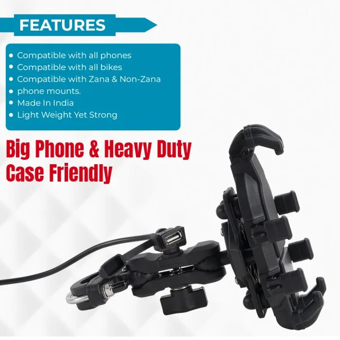 ZANA MOBILE HOLDER WITH USB HOLDER