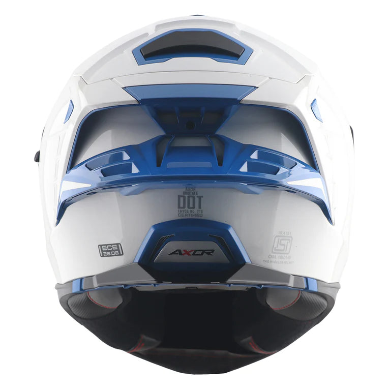 AXOR HELMET BRUTALE CORSA WHITE BLUE