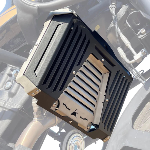 AUTO ENGINA RADIATOR GRILL SILVER BLACK HIMALAYAN 450