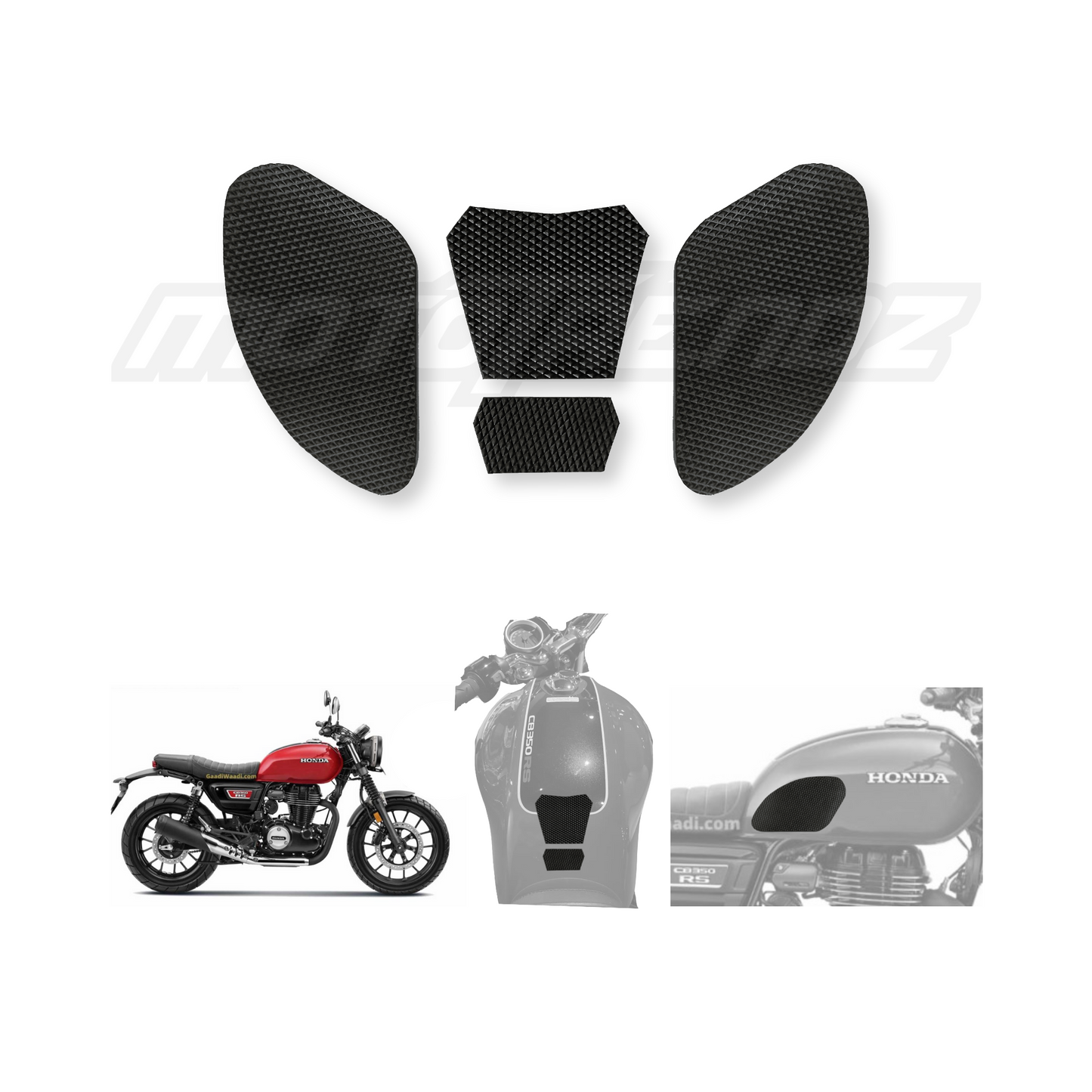 MOTOTRENDZ TRACTION PADS HONDA H'NESS CB/RS350