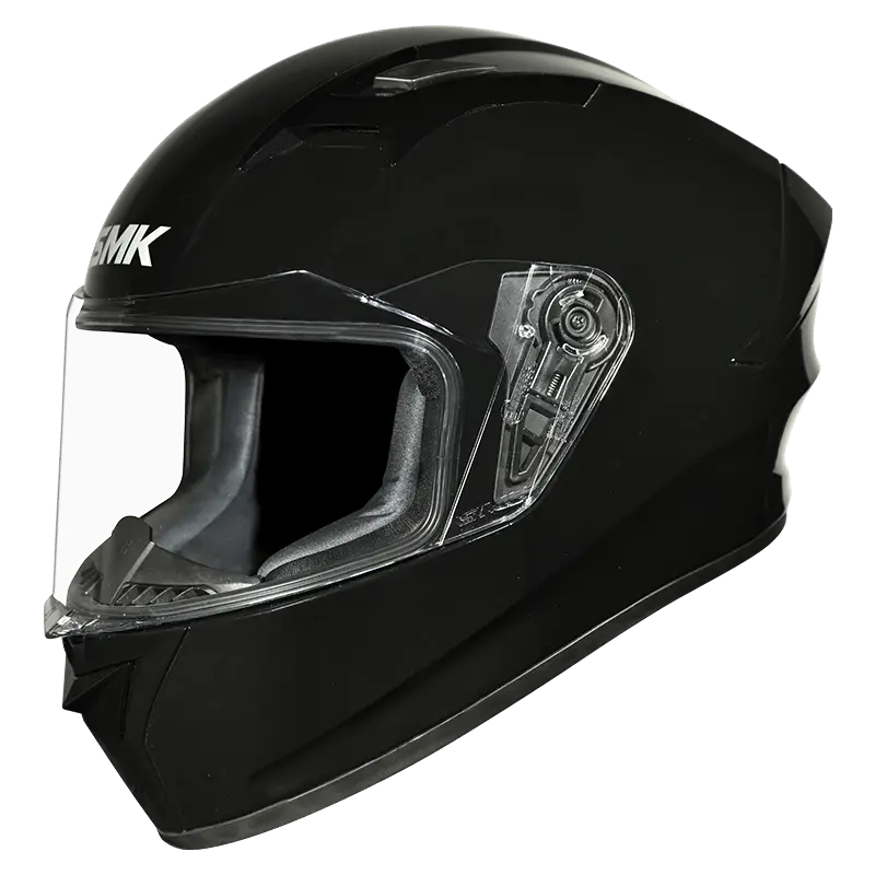 SMK HELMET STELLAR SOLID BLACK (GL200)