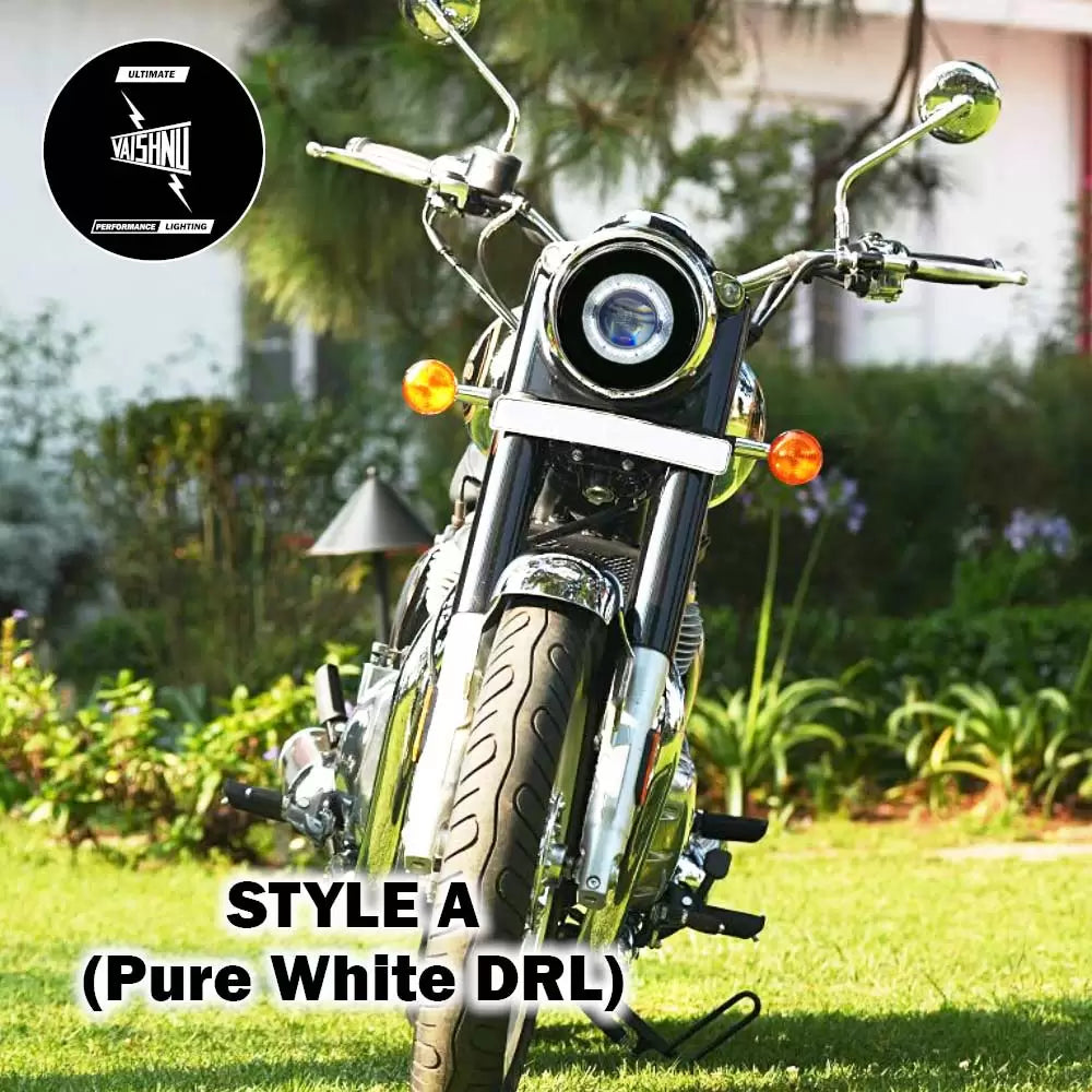 VAISHNU HEADLIGHT TYPE A PURE WHITE CLASSIC 350/GOAN