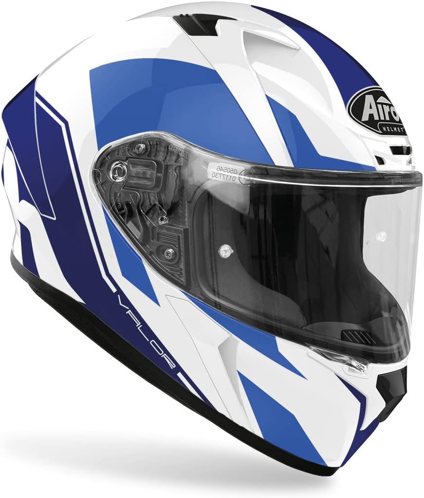 AIROH HELMET VALOR WINGS BLUE GLOSS