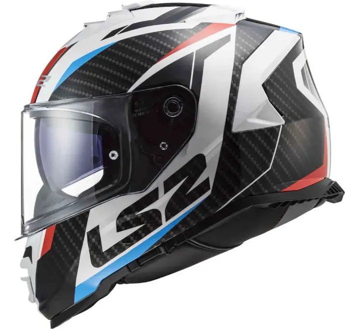 LS2 HELMET FF800 STORM II RACER RED BLUE WHITE