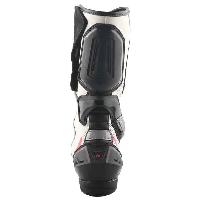 AXOR BOOTS RACER TEC BLACK WHITE RED