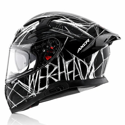 AXOR HELMET APEX MARVEL SPIDERMAN BLACK WHITE