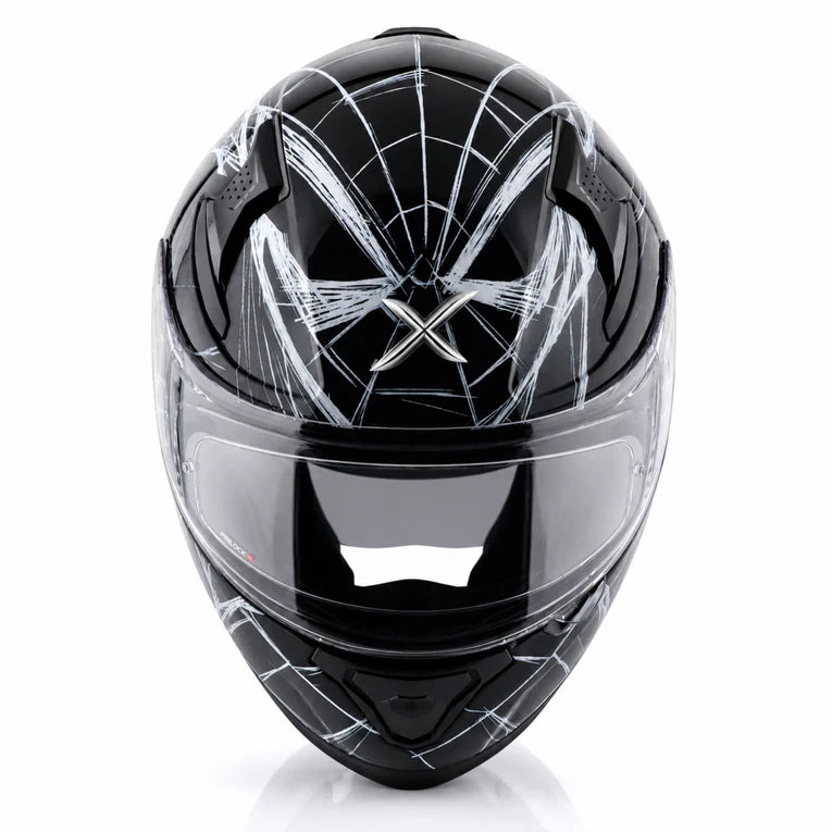 AXOR HELMET APEX MARVEL SPIDERMAN BLACK WHITE