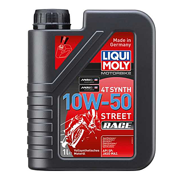 LIQUI MOLY 1502 ENG OIL 4T 10W50 STREET RACE