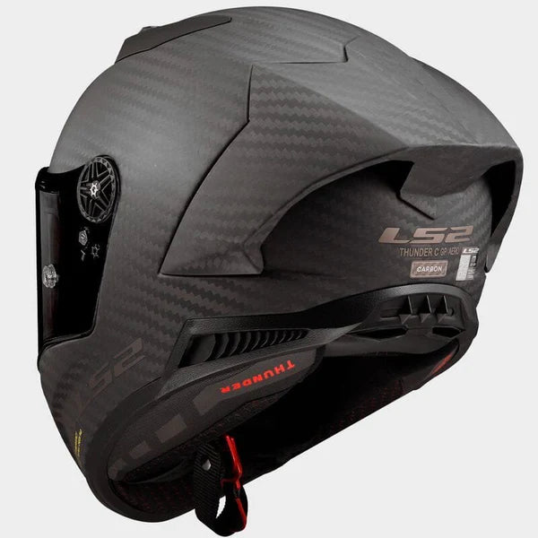 LS2 HELMET FF805 THUNDER CARBON GP AERO BLACK