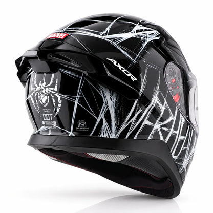 AXOR HELMET APEX MARVEL SPIDERMAN BLACK WHITE