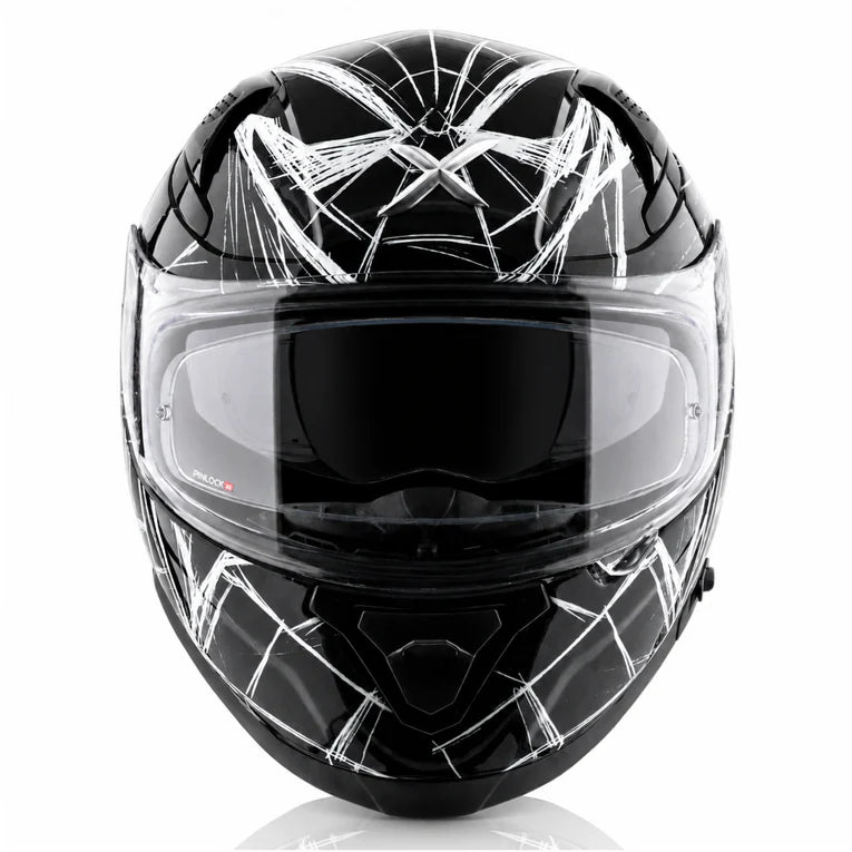 AXOR HELMET APEX MARVEL SPIDERMAN BLACK WHITE