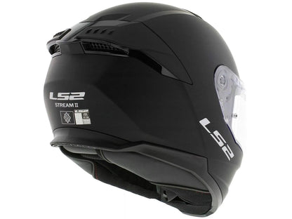 LS2 HELMET FF320 STREAM II SOLID MATT BLACK