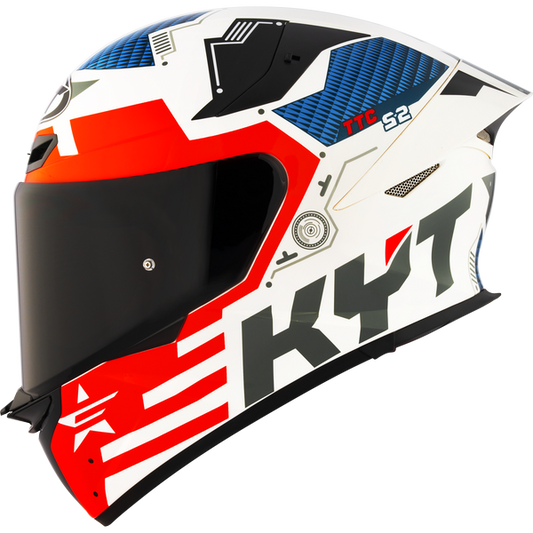 KYT HELMET REVO FUSELAGE RED