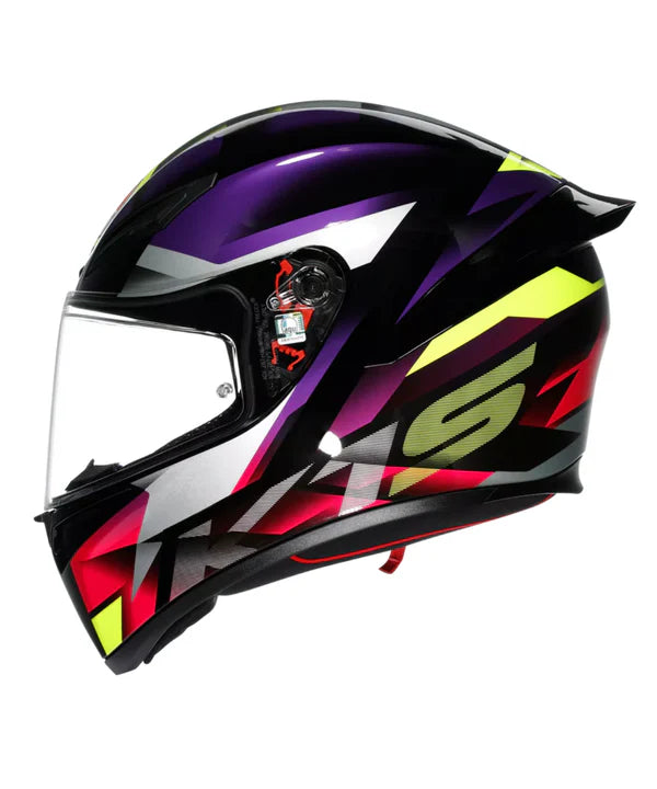 AGV HELMET K1S FASTLAP 065  BLACK PURPLE PINK