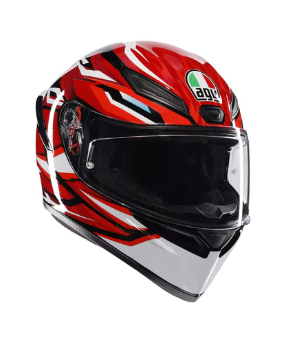 AGV HELMET K1S LION BLACK RED WHITE 035