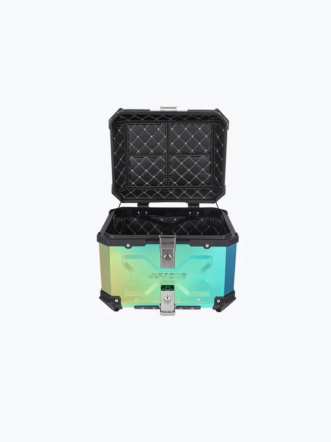 JB RACING TOP BOX 45L ALUMINIUM RAINBOW