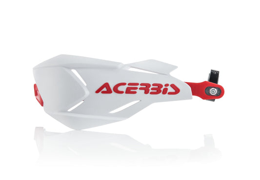 ACERBIS HANDGUARD XFACTORY UNIVERSAL WHITE RED