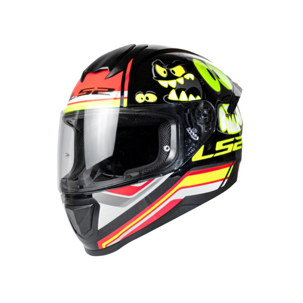 HELMET LS2 FF802 FLASH ELVES GLOW BLACK