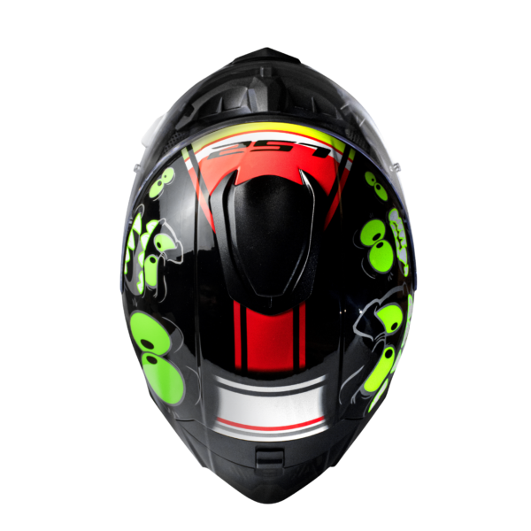 LS2 HELMET FF802 FLASH ELVES GLOW BLACK