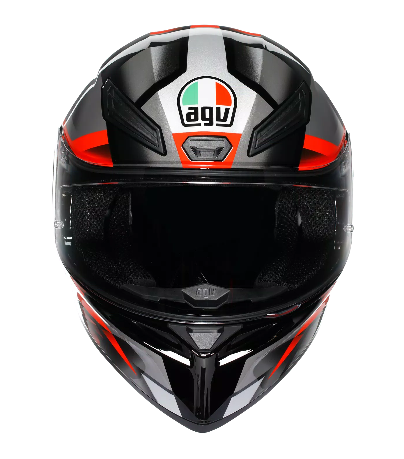 AGV HELMET K1S FASTLAP BLACK GREY RED  064