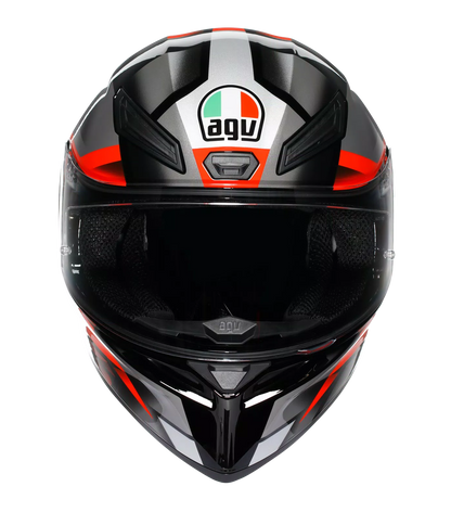 AGV HELMET K1S FASTLAP BLACK GREY RED  064