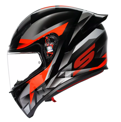 AGV HELMET K1S FASTLAP BLACK GREY RED  064