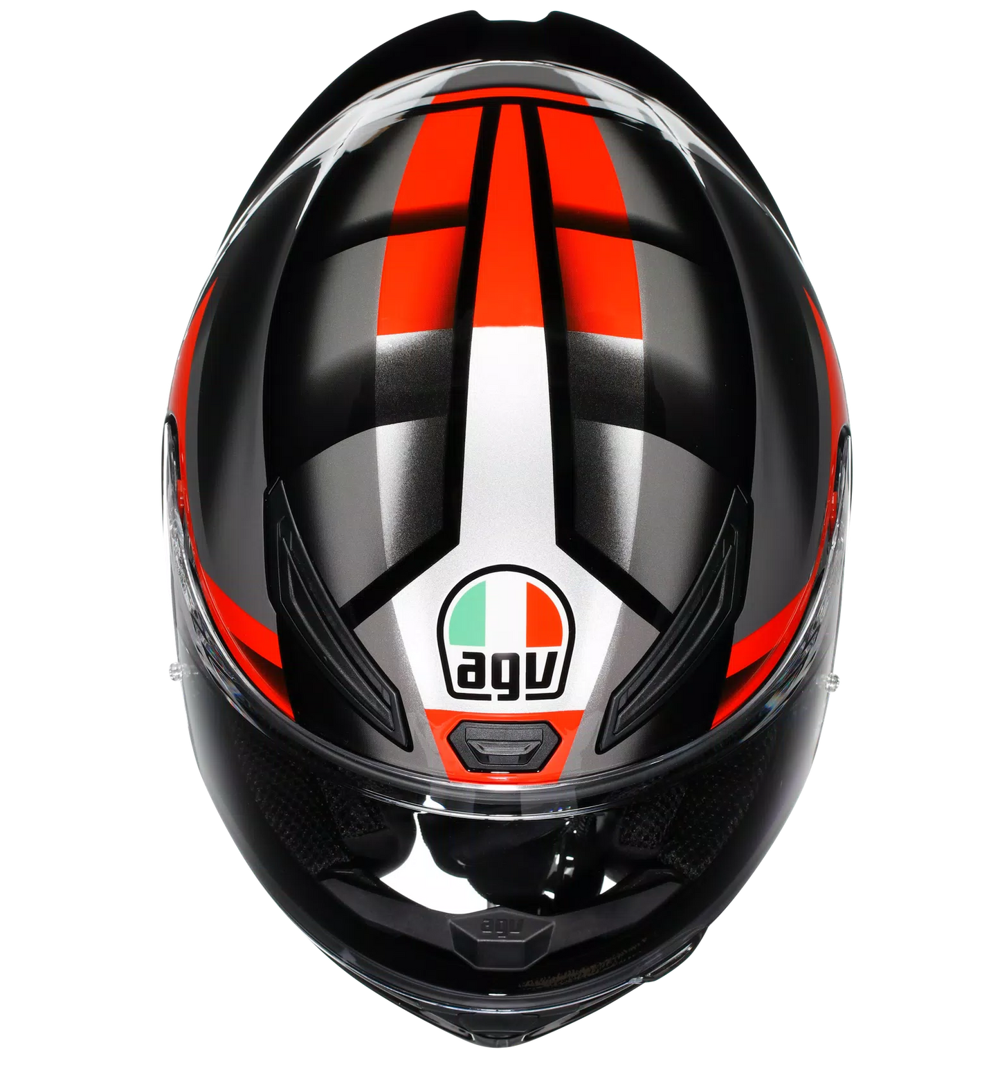 AGV HELMET K1S FASTLAP BLACK GREY RED  064