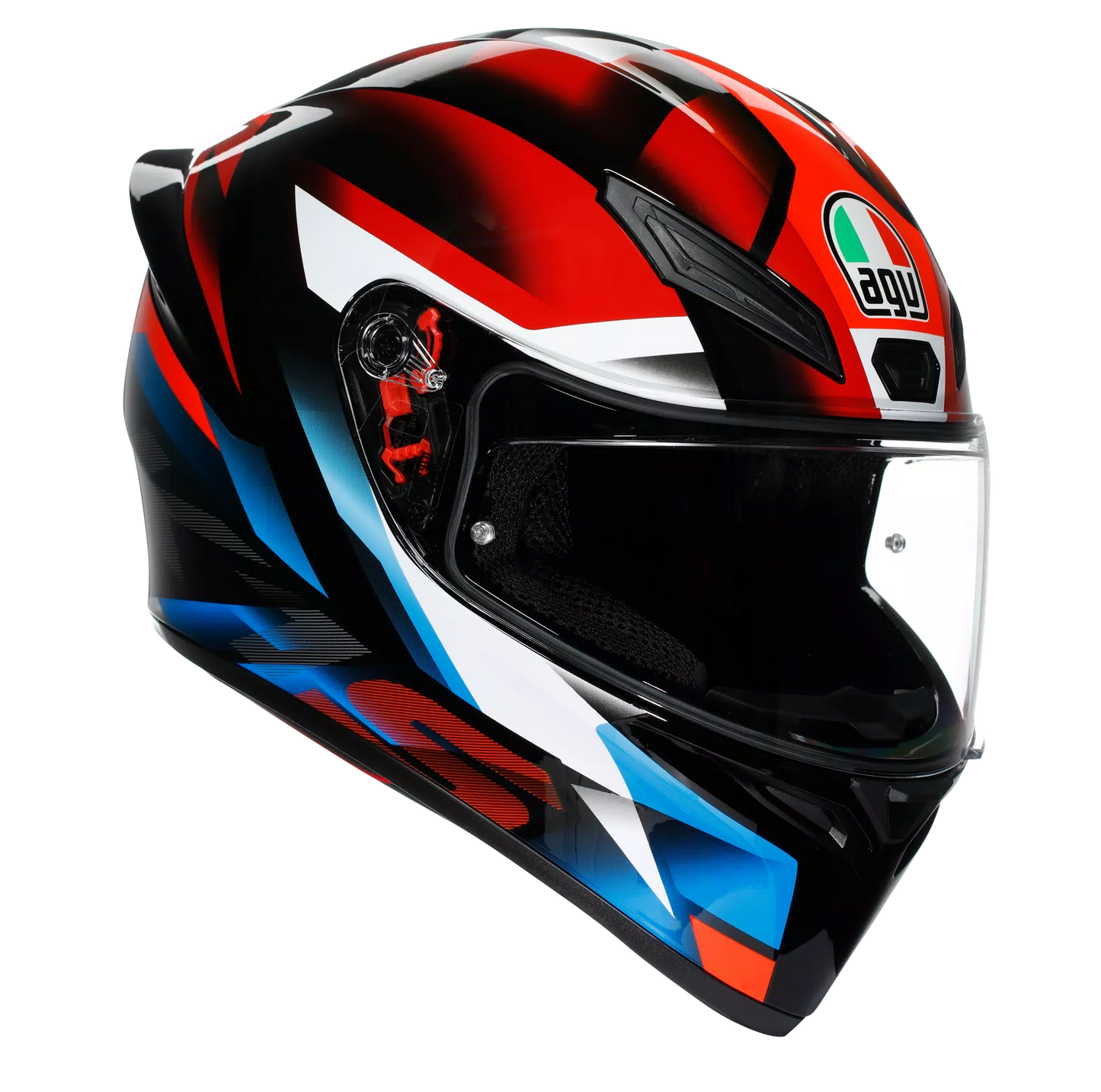 AGV HELMET K1S FASTLAP BLACK RED BLUE 066