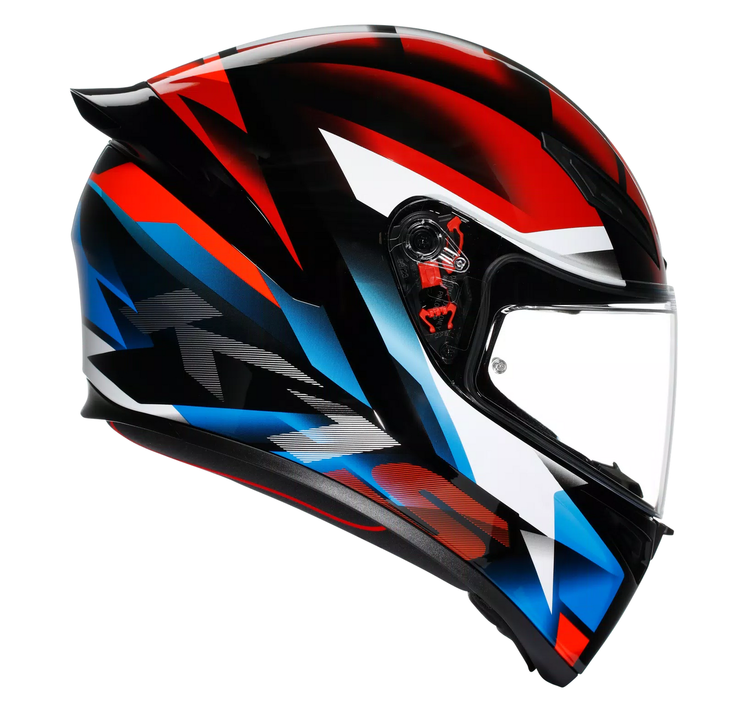 AGV HELMET K1S FASTLAP BLACK RED BLUE 066