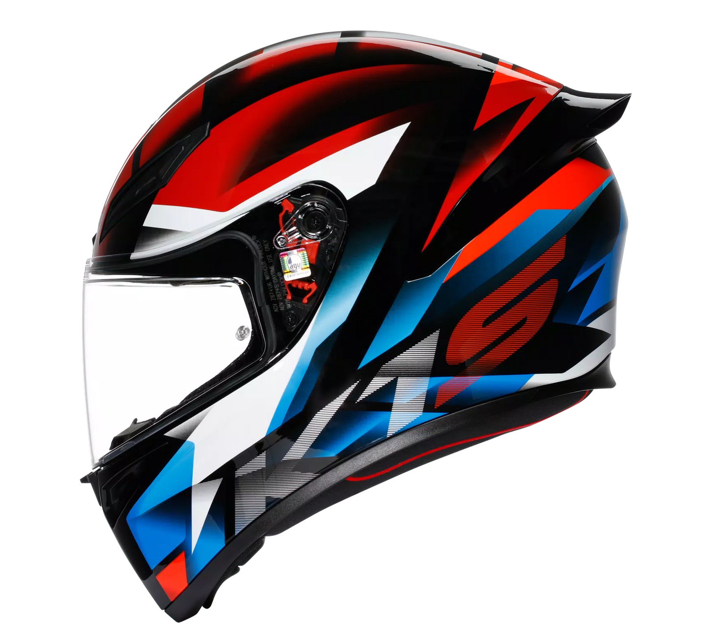 AGV HELMET K1S FASTLAP BLACK RED BLUE 066