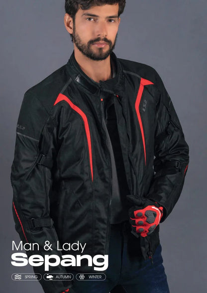 LS2 JACKET SEPANG MAN BLACK DARK GREY