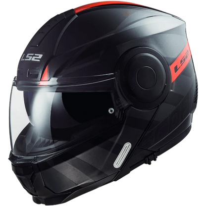 LS2 HELMET FF901 SCOPE II HAMR BLACK TITANIUM RED