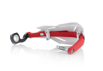 ACERBIS HANDGUARD XFACTORY UNIVERSAL WHITE RED