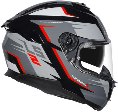 LS2 HELMET FF320 STREAM II METEOR BLACK RED