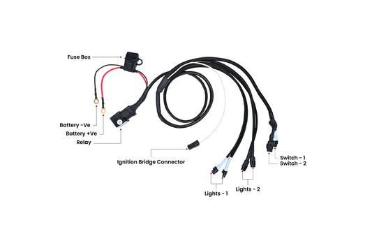 MADDOG 2WH DUAL WIRE HARNESS PRO 15A