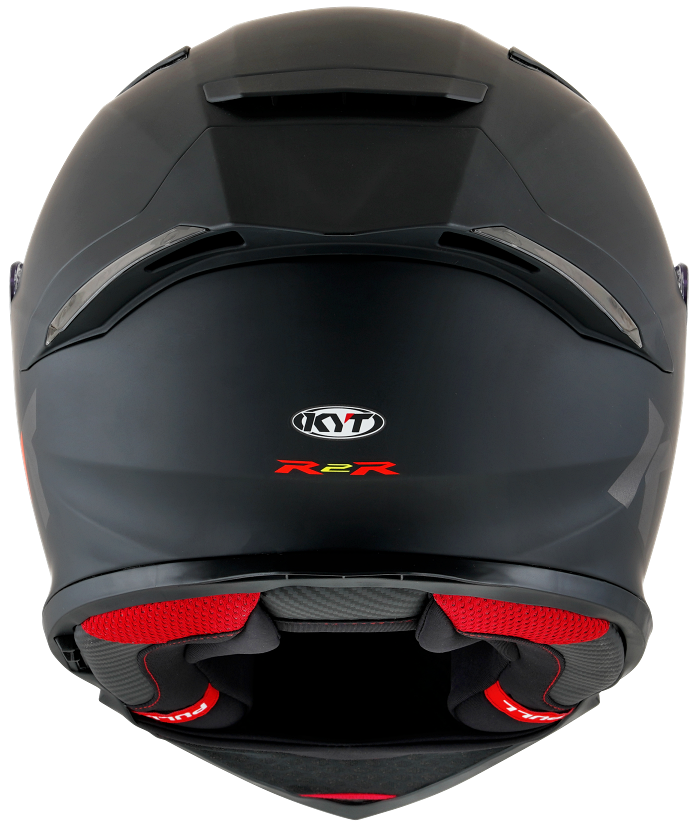 KYT HELMET R2R PRO SOLID MATT BLACK