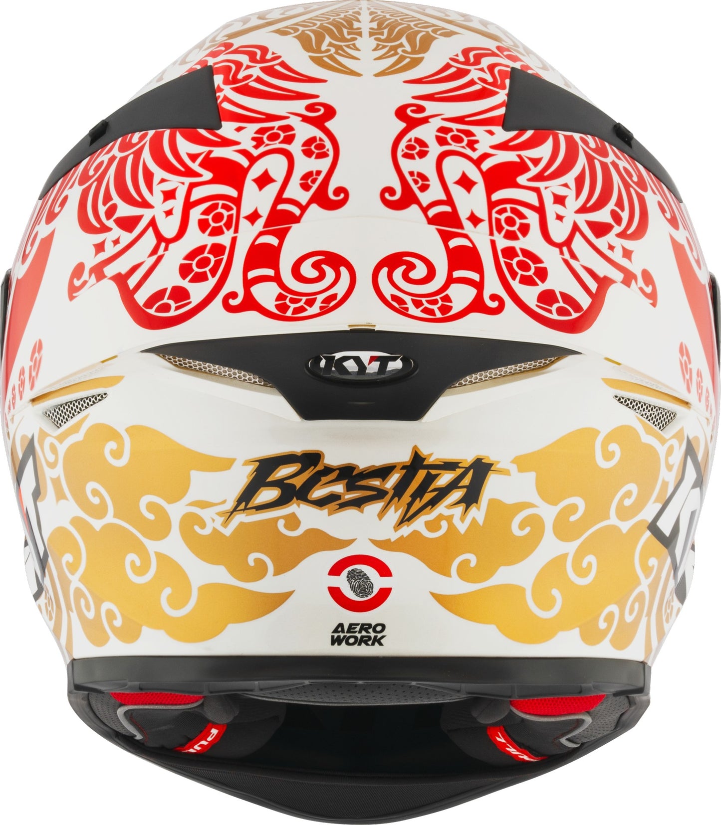 KYT HELMET REVO ENEA INDONESIA REPLICA 2023 WHITE PEARL