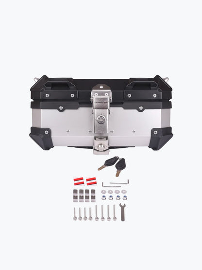 JB RACING TOP BOX 22L PRIMIUM ALUMINIUM SILVER