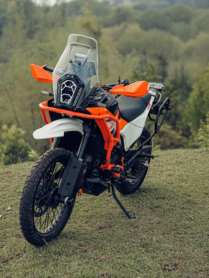 LEGUNDARY CUSTOM CRASH GUARD RAPTOR CRA20602 KTM ADVENTURE 390 (2025)/ 250 ADV/390 ADV R/390 ADV X+/390 ADV S 2025 ORANGE
