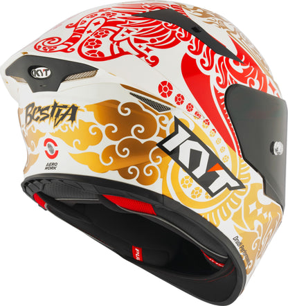 KYT HELMET REVO ENEA INDONESIA REPLICA 2023 WHITE PEARL