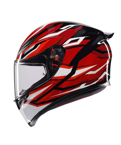 AGV HELMET K1S LION BLACK RED WHITE 035